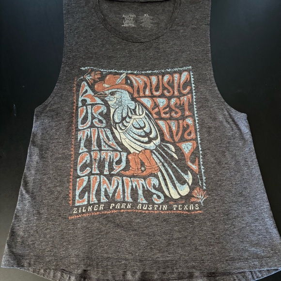 Austin City Limits Music Festival Graphic Tank Top XL slim fit - Picture 1 of 3